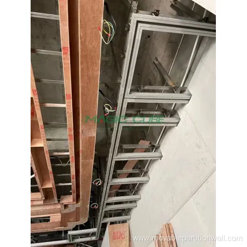 Hotel operable movable wooden partition design